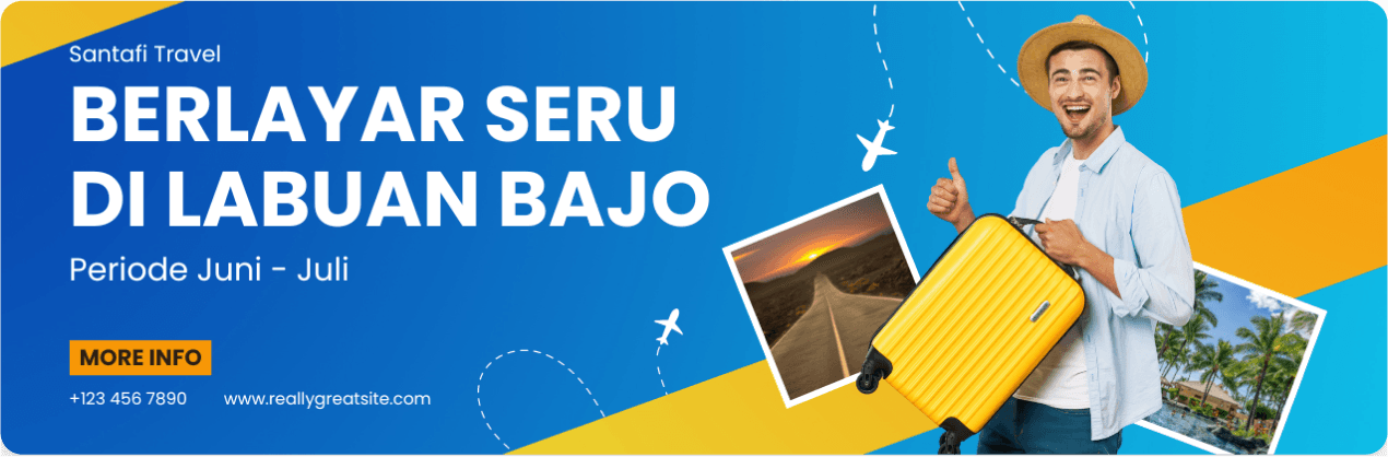 Banner Iklan Berlayar Seru di Labuan Bajo